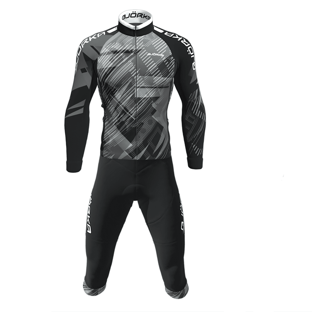 Mountain Biking Uniform - ฤดูใบไม้ผลิ/ฤดูใบไม้ร่วง Bjorka ขี่จักรยาน Knickers ชุดกีฬาสำหรับชาย3/4เจล Pad