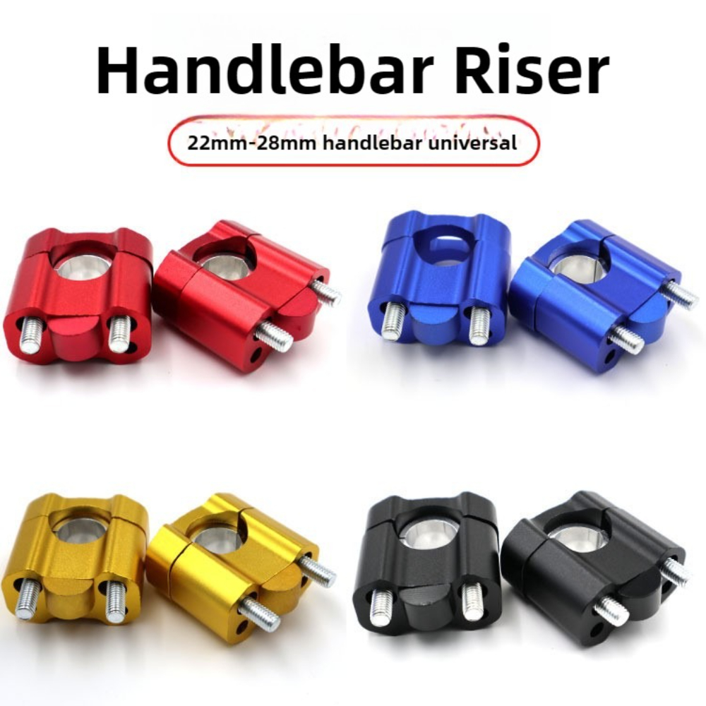 Handlebar Riser Stem - อุปกรณ์เสริมแคลมป์แฮนด์บาร์ CNC ขนาด 22 มม. 28