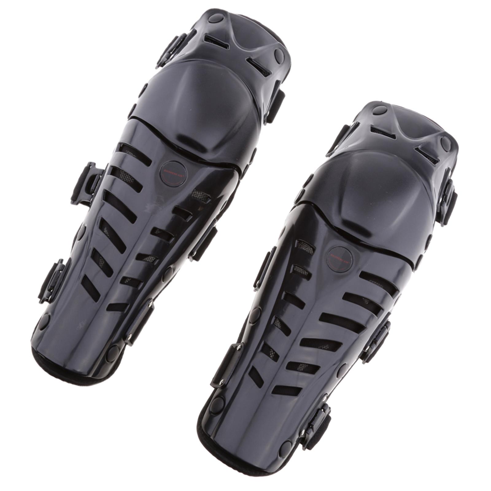 Mountain Biking Knee Pads - แผ่นรองข้อศอก ข้อเข่า และหน้าแข้งแบบปรับได้สำหรับรถมอเตอร์ไซค์ ATV โมโตครอส สำหรับมอเตอร์ไซค์
