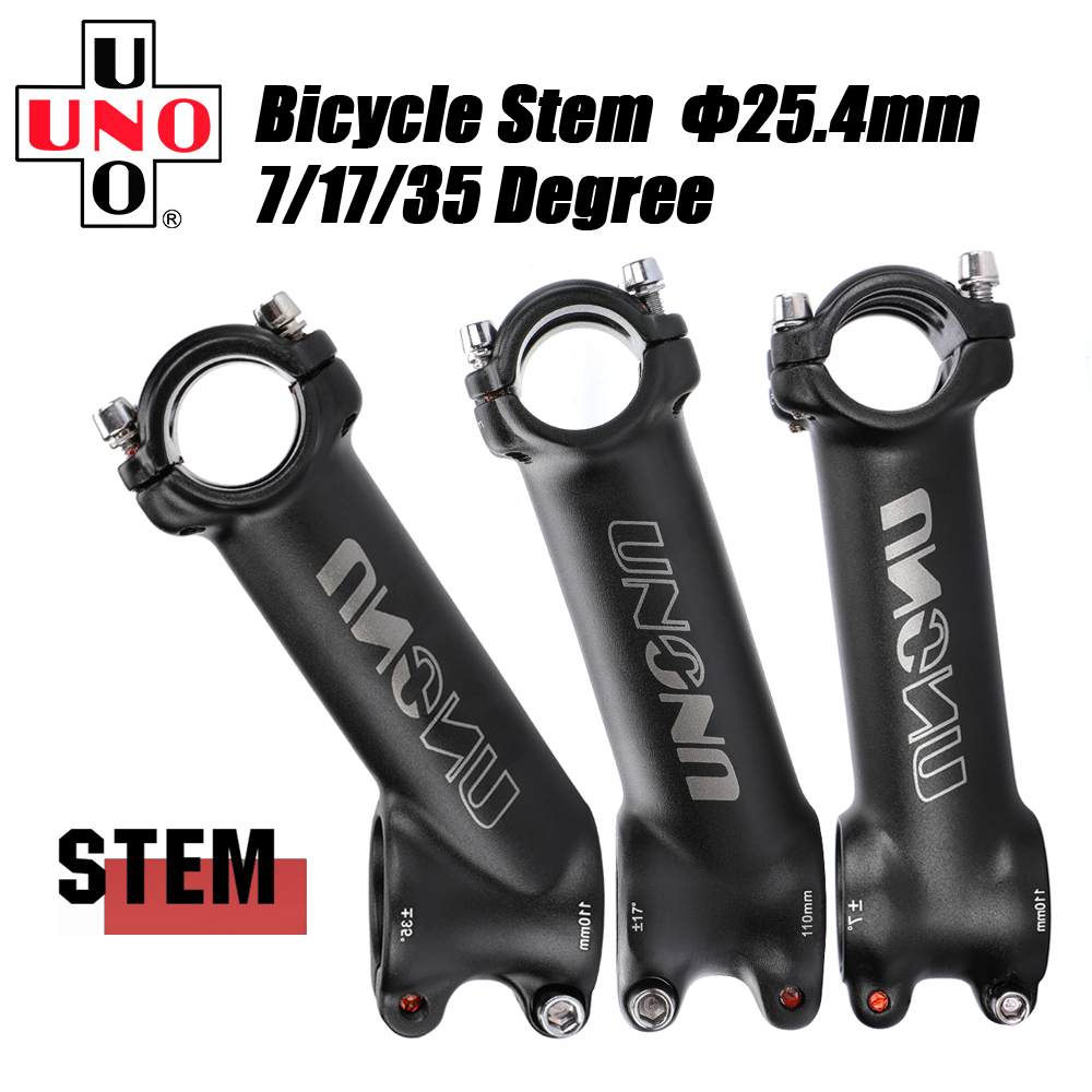 Handlebar Riser Stem - UNO 25.4 มม.MtbจักรยานHandlebar Stem 7 17