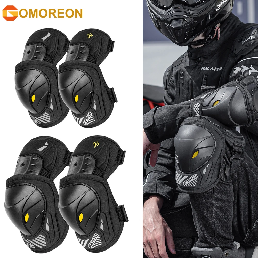 GOMOREON ชุดป้องกันเข่าและข้อศ - Mountain Biking Knee Pads บทวิจารณ์และราคา