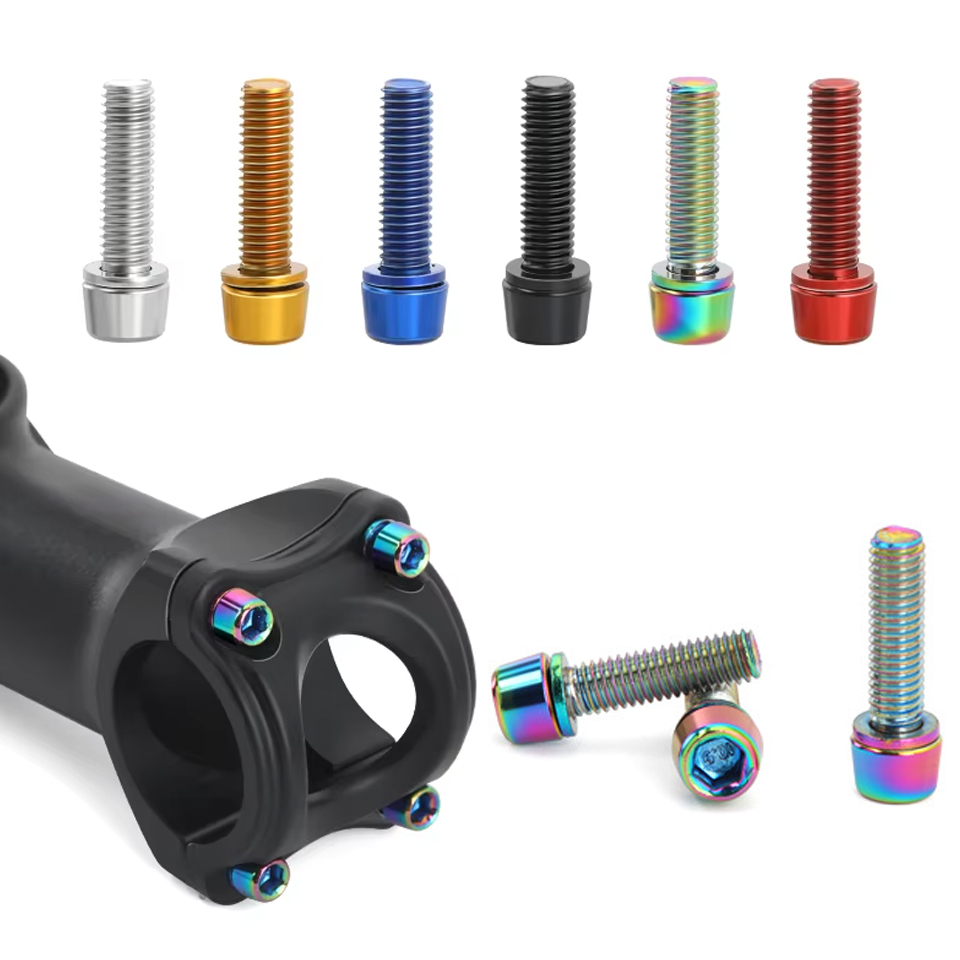 6 ชิ้น/ชุด สกรูแฮนด์จักรยาน M5 - Handlebar Riser Stem บทวิจารณ์และราคา