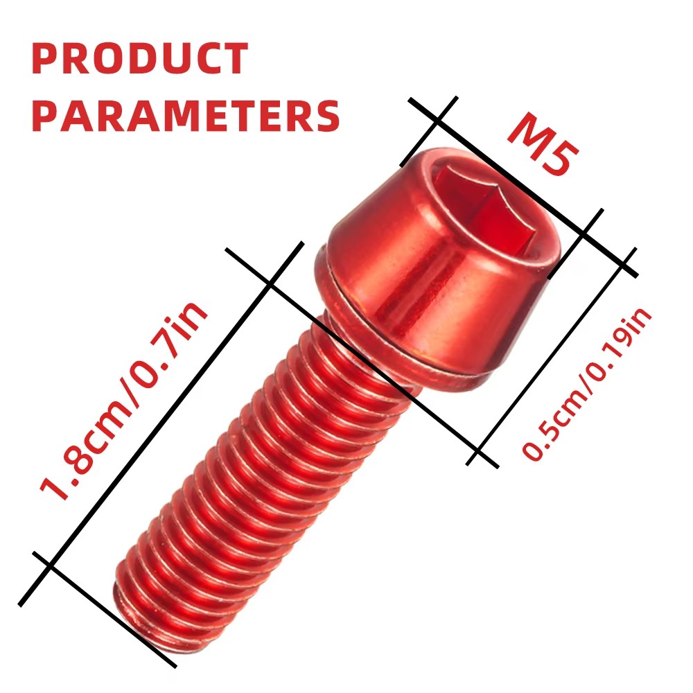 6 ชิ้น/ชุด สกรูแฮนด์จักรยาน M5 - Handlebar Riser Stem บทวิจารณ์และราคา
