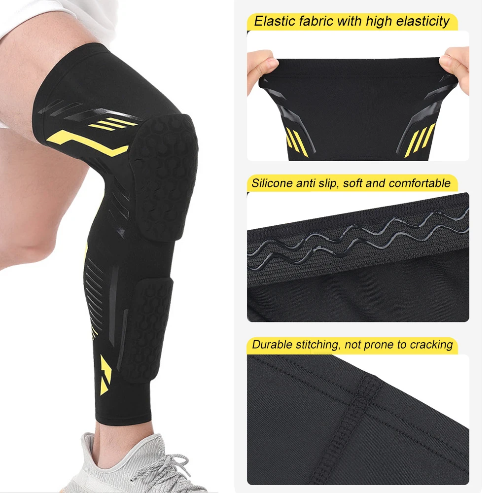 1 ชิ้นเบาะเข่าการบีบอัดแขนขายา - Mountain Biking Knee Pads บทวิจารณ์และราคา
