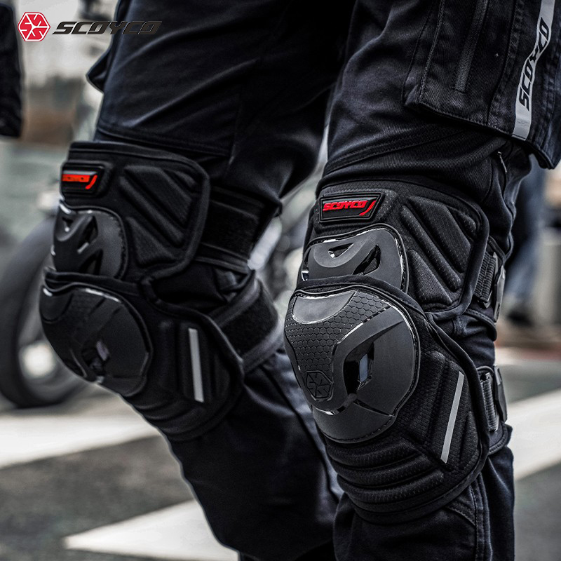 สนับเข่ามอเตอร์ไซค์ SCOYCO ปรั - Mountain Biking Knee Pads บทวิจารณ์และราคา