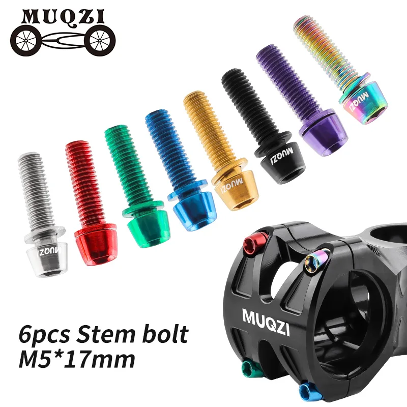 Muqzi สลักเกลียว6ชิ้น M5x17mm  - Handlebar Riser Stem บทวิจารณ์และราคา