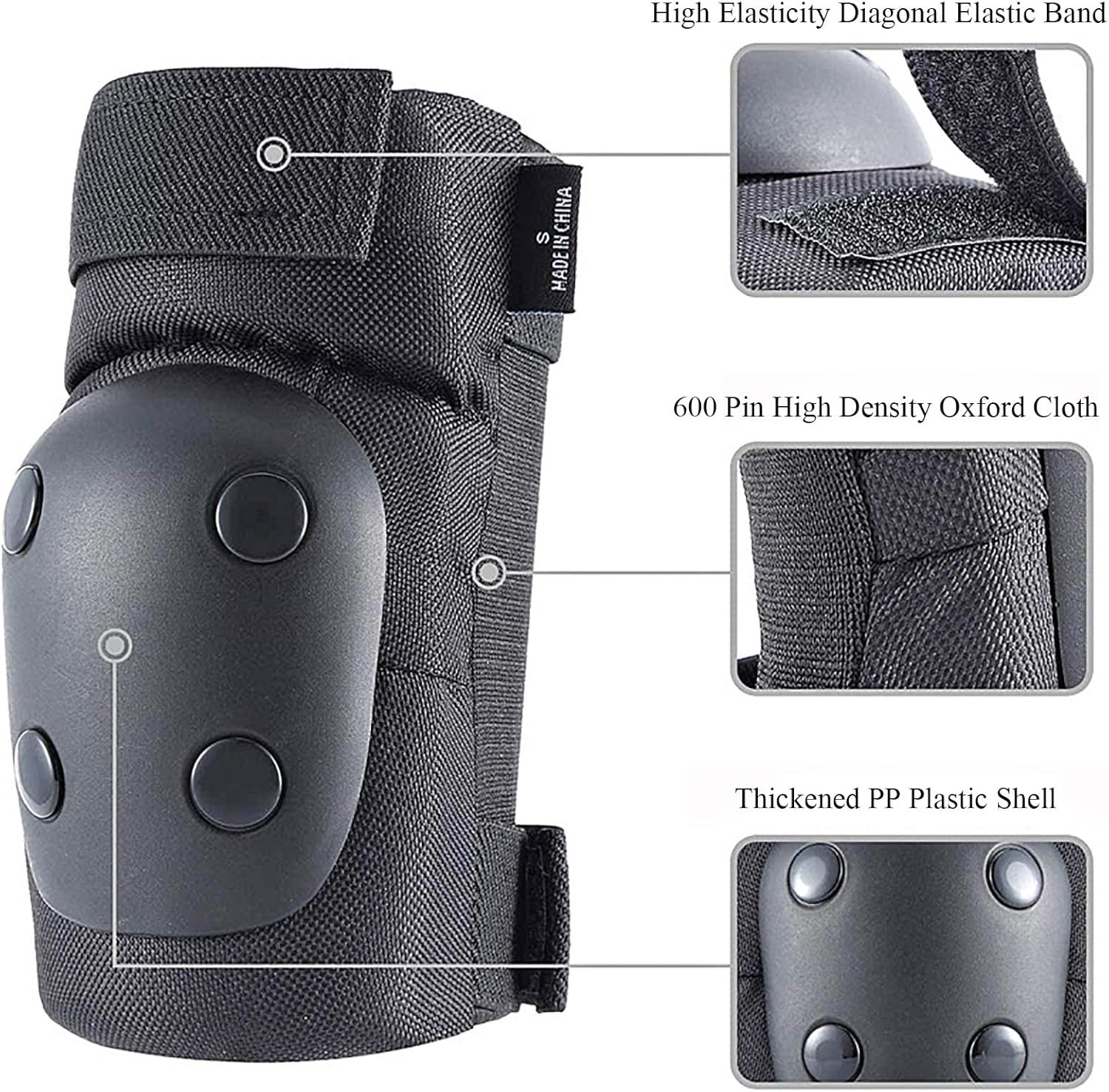 ชุดอุปกรณ์ป้องกัน 6 in 1 สำหรั - Mountain Biking Knee Pads บทวิจารณ์และราคา