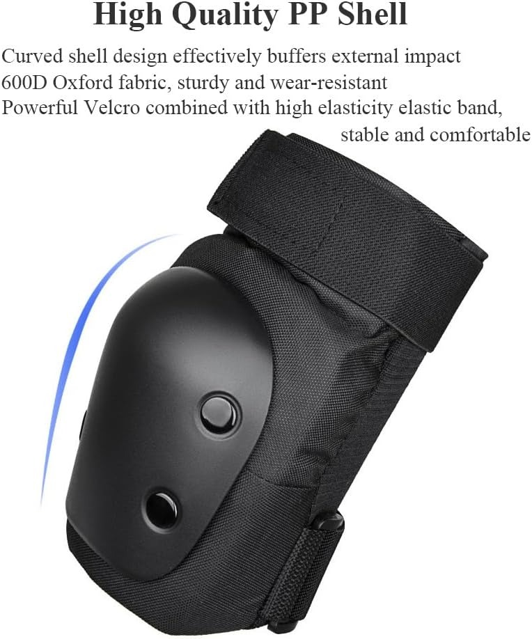 ชุดอุปกรณ์ป้องกัน 6 in 1 สำหรั - Mountain Biking Knee Pads บทวิจารณ์และราคา