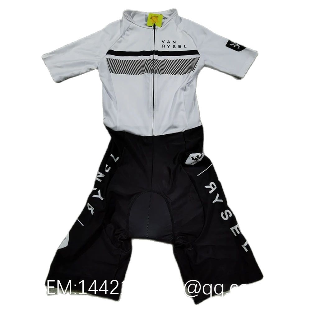 ชุดไตรแอธลีตแบบชิ้นเดียวสีขาว/ - Mountain Biking Uniform บทวิจารณ์และราคา