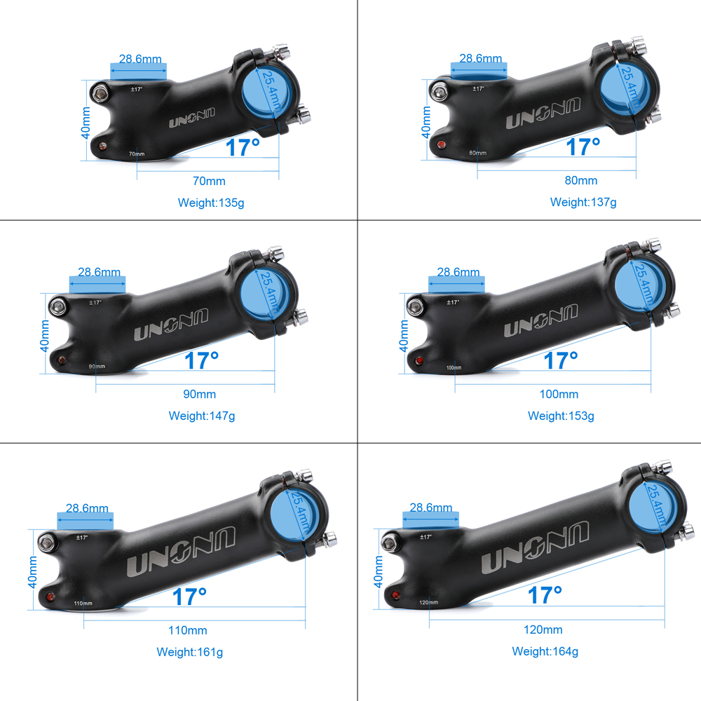 UNO 25.4 มม.MtbจักรยานHandleba - Handlebar Riser Stem บทวิจารณ์และราคา